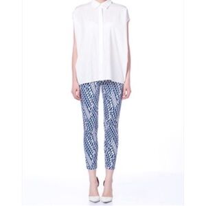 JOE’S ‘The High Water’ Royal Diamond‎ Geometric Print Crop Skinny Jeans Sz 29